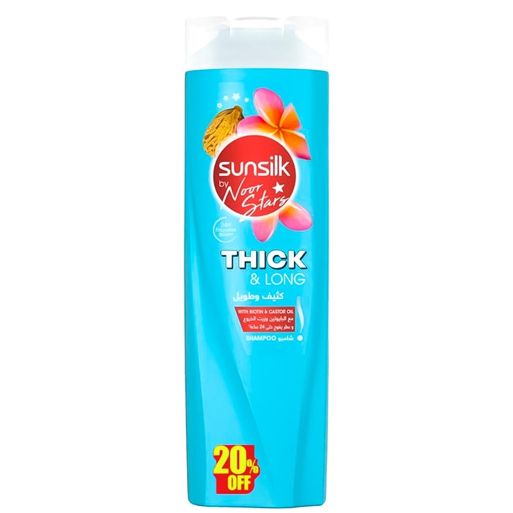 صانسيلك شامبو - Sunsilk Shampoo (180ml, Thick&Long, discount 20%)