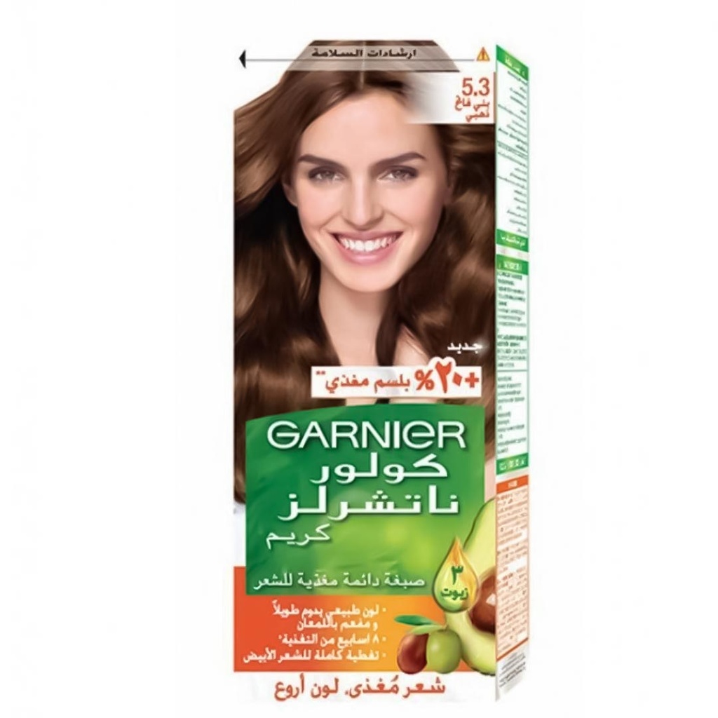غارنية صبغة - Garnier Color (40ml, without, Light gold 5-3)