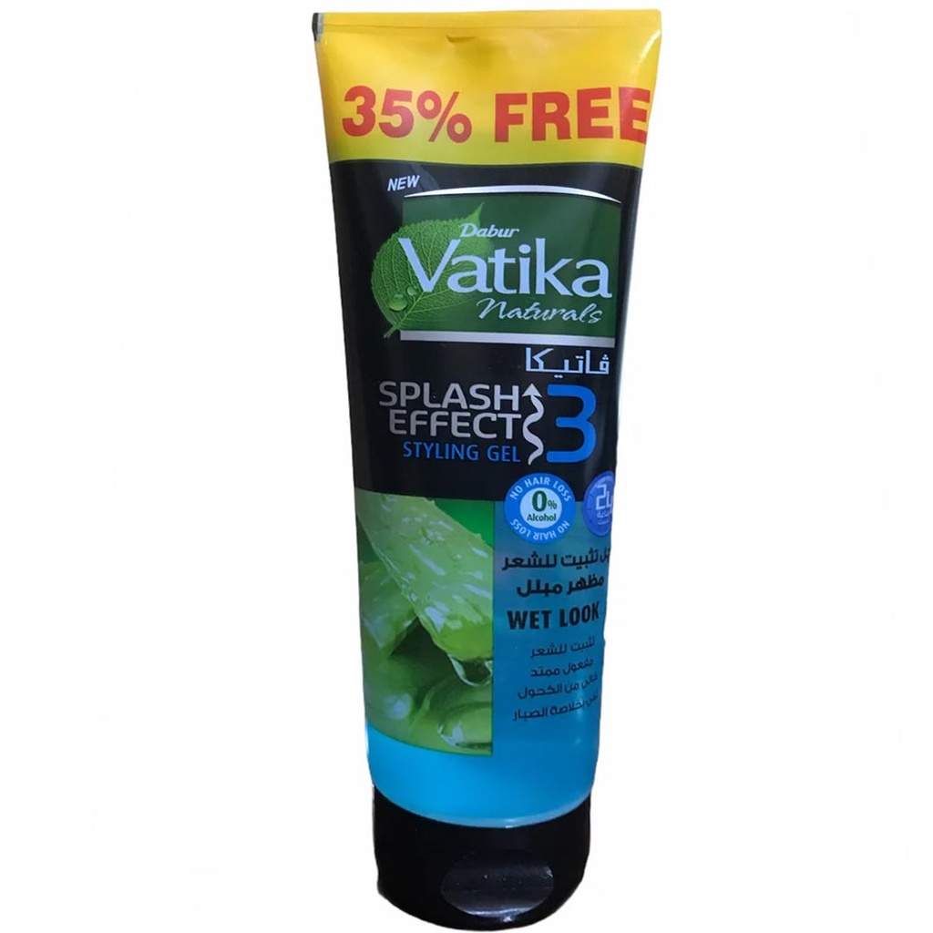 فاتيكا جل - Vatika Gel (Ampoupe, 185ml, Splash Effect 3, Free 35%)