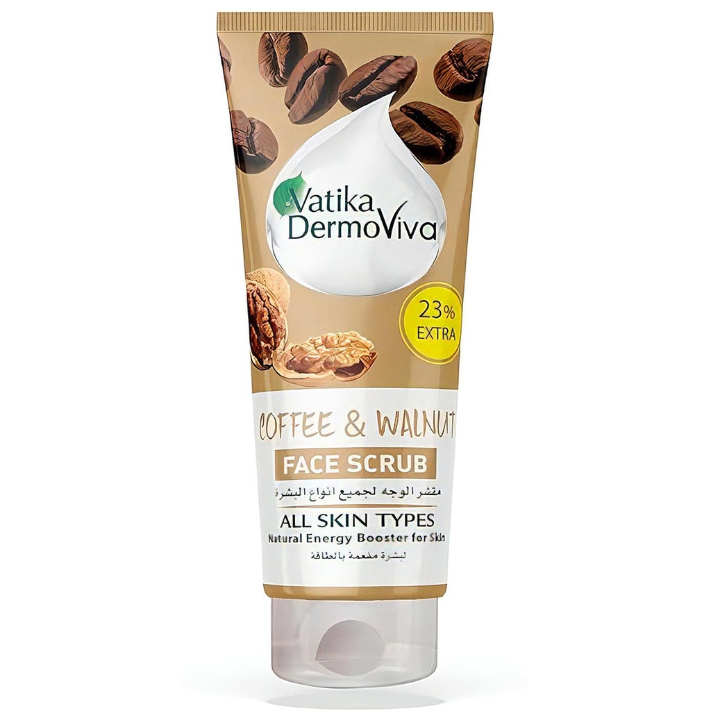 فاتيكا مقشر قهوة&عين الجمل - Vatika Scrub Coffe&Walnut (150ml, 23% Extra)