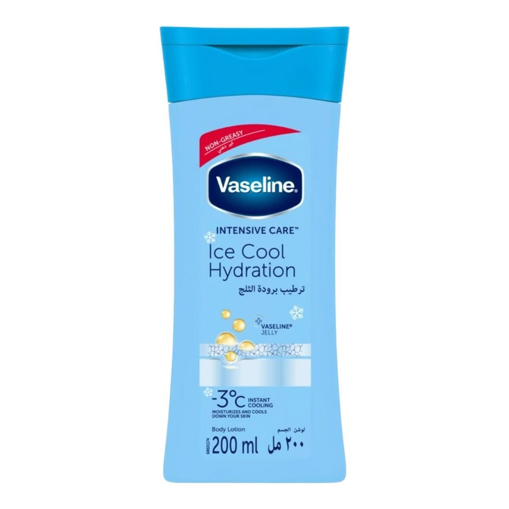 فازلين لوشن ترطيب برودة الثلج - Vaseline Lotion Ice Cool Hydration (200ml)
