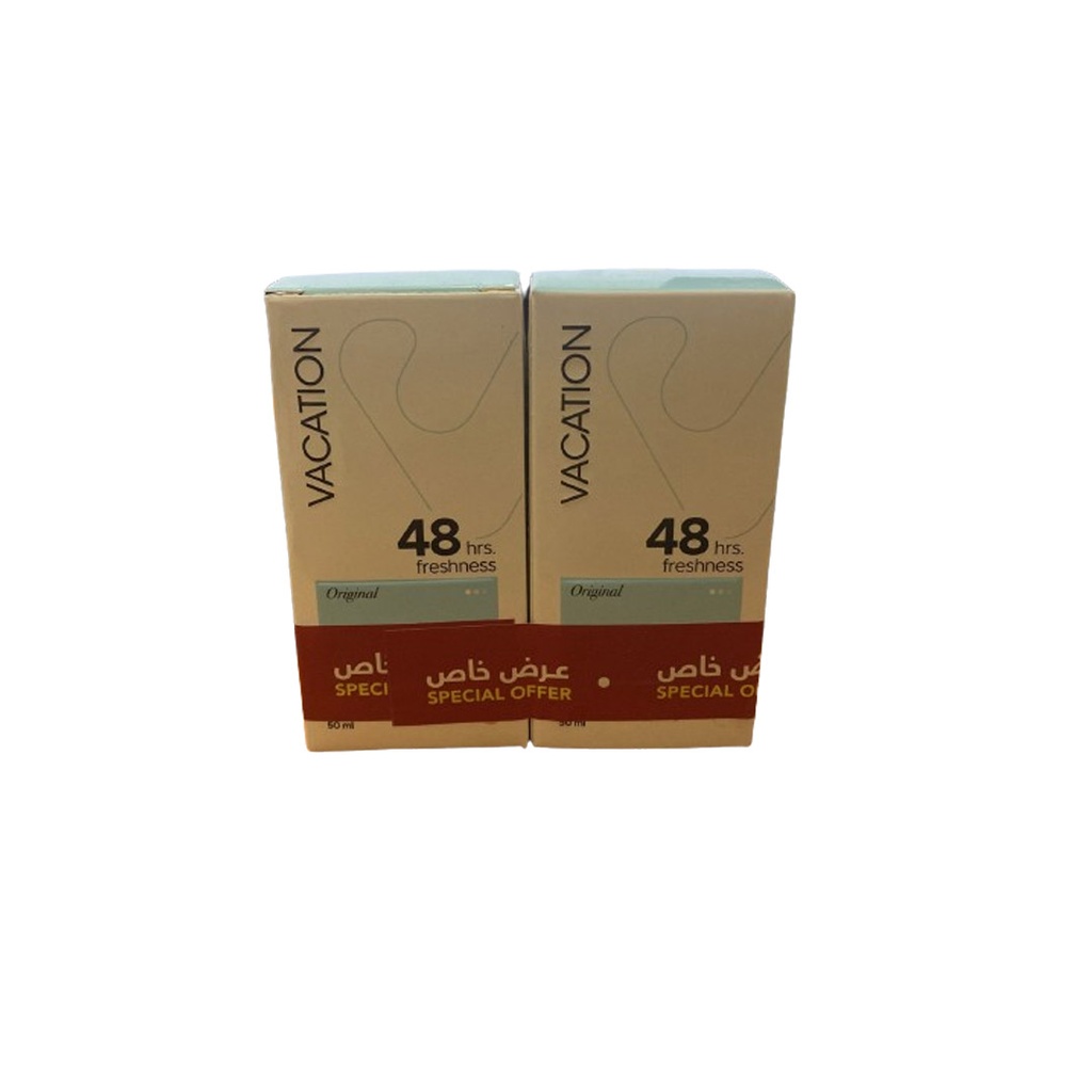 فاكيشن رول اون اوريجينال 2قطعة عرض خاص  - Vacation Roll On Original 2Pcs Special Offer (50ml)