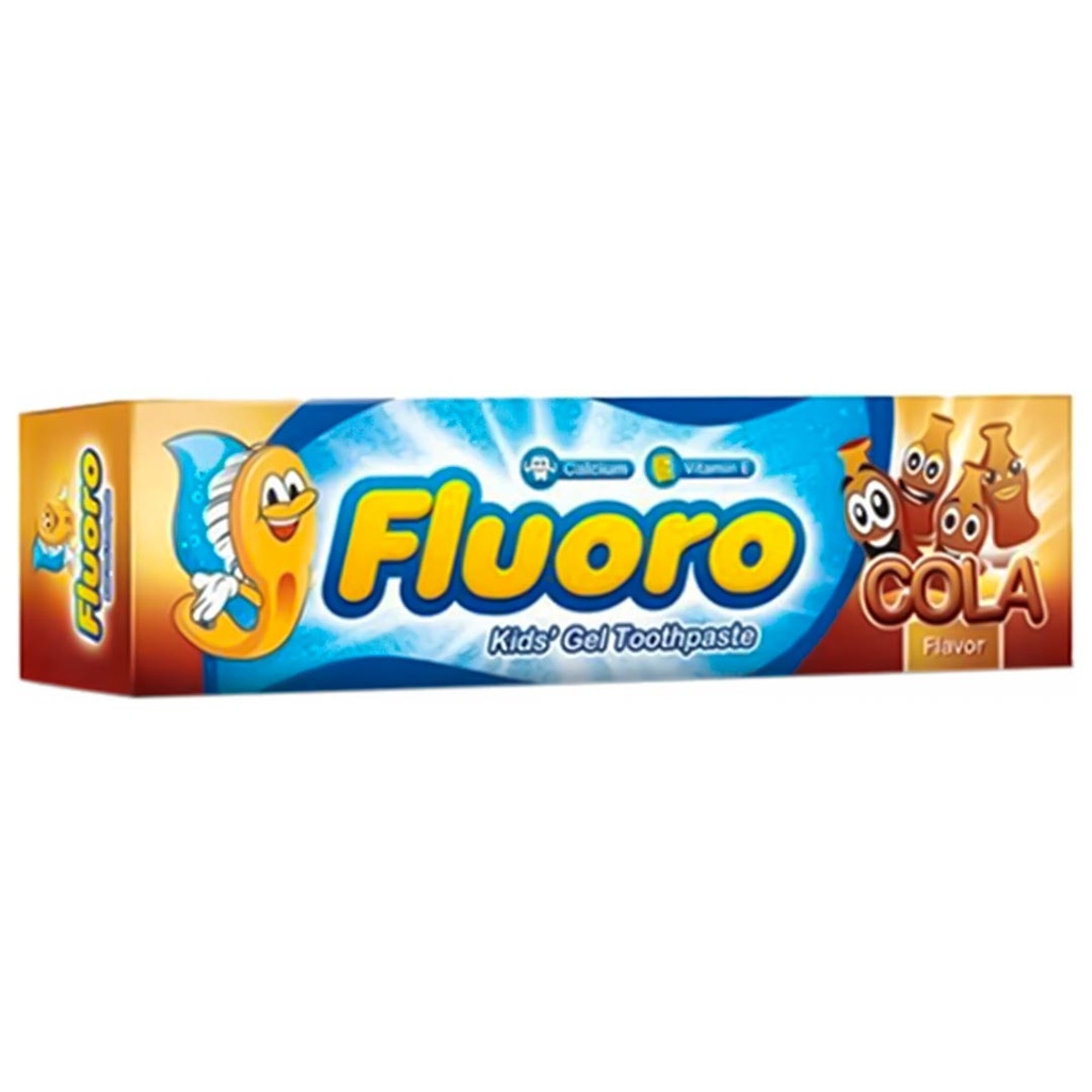 فلورو معجون اطفال - Fluoro Kids paste (50 g, Cola, without)