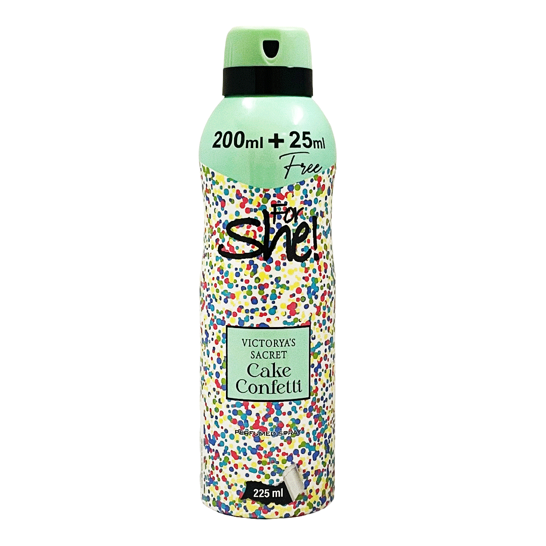 فور شى سبراى كيك كونفيتى - For She Spray Cake Confetti (225ml)