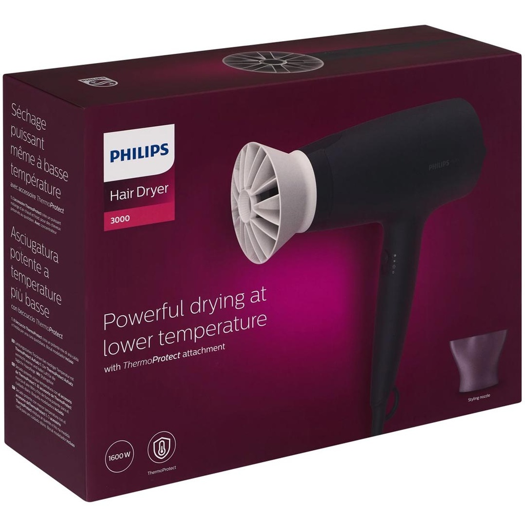 فيليبس سشوار - Philips Dryer (No:BHD302/10, 1600W)