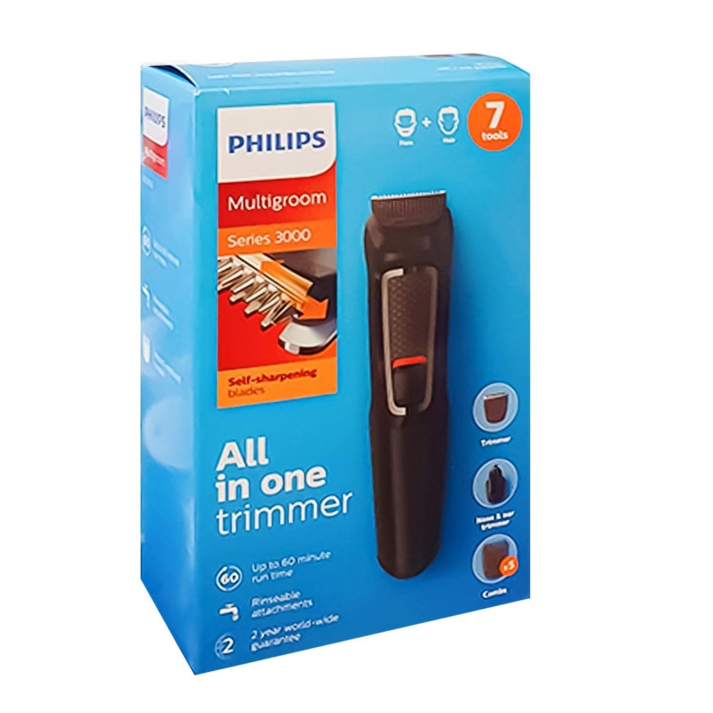 فيليبس مالتى جروم ماكنة حلاقة - Philips Multigroom Shaver shaving (No:MG3720/33)