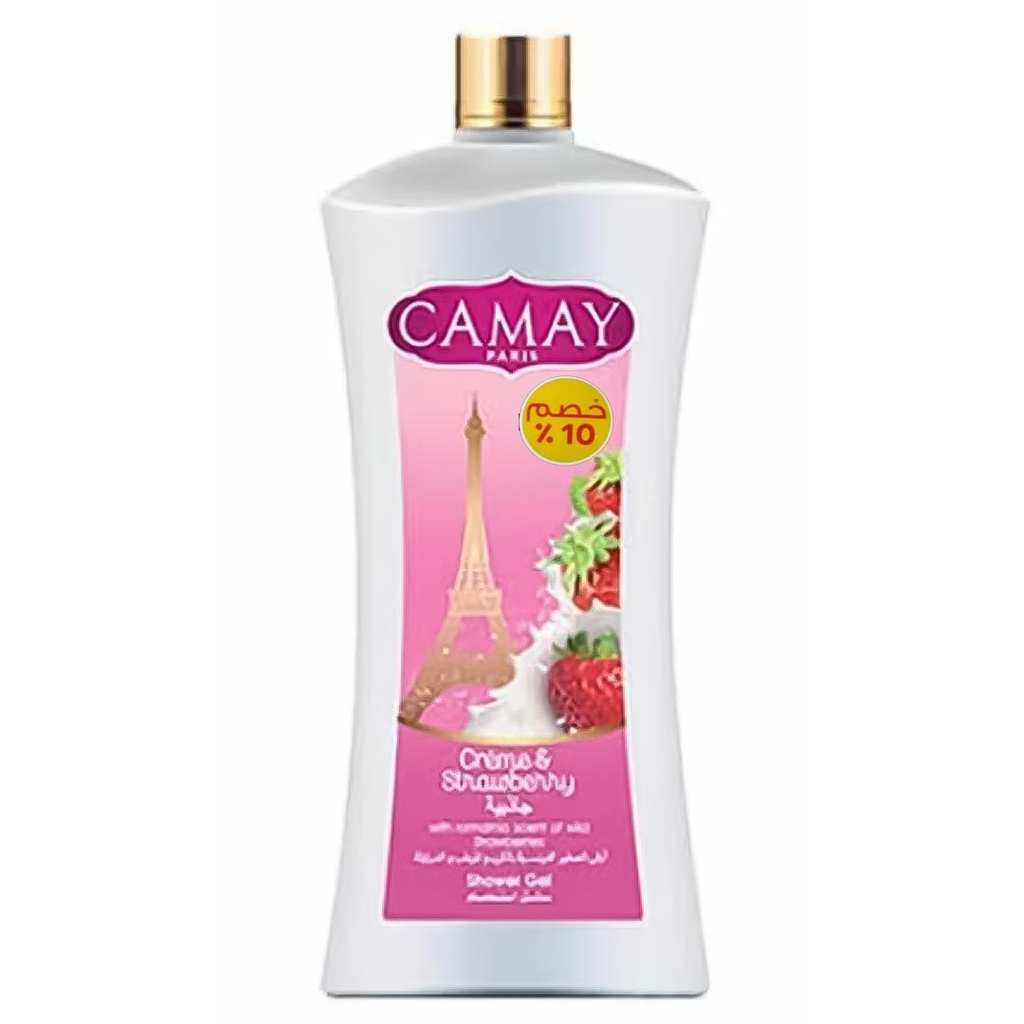 كامى شاور - Camay Shower (1L, Crème E Stuawberry, discount 10%)