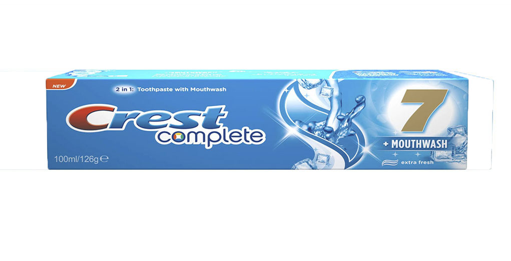كرست معجون اسنان - Crest Tooth Paste (Complete, 100ml, Extra Fresh, without)