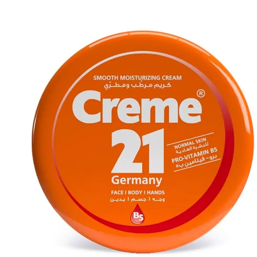 كريم 21 كريم مرطب ومطرى - Creme 21 Smooth Moisturizing Cream (150ml)
