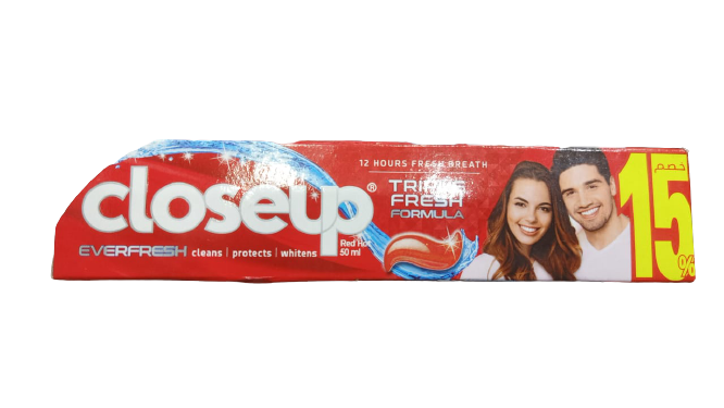 كلوس اب - Closeup 12Psc (Ever Fressh, 50ml, Red Hot, discount 15%)