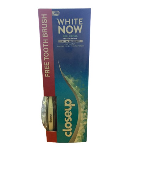 كلوس اب وايت ناو - Closeup White Now (75ml, Ice Cool, Brush Free)