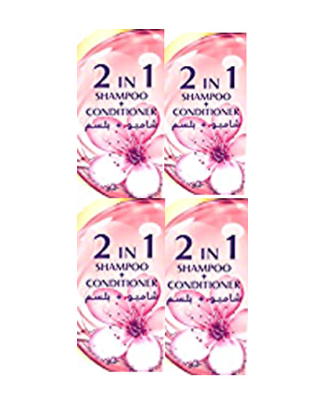 كلير شامبو و بلسم 2×1 نعومة و لمعان نسائى - Clear Shampoo & Conditioner 2×1 Softness and shine Women 5ml