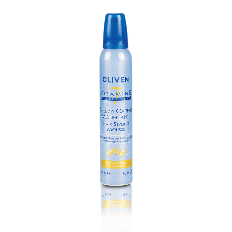 كليفن موس 7فيتامينات - Cliven Mousse 7 Vitamins (200ml, Curl)