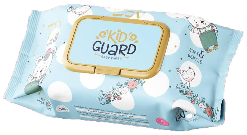 كيد جارد مناديل - Kid Guard Wipes 72Pc (Boy, 72PC)