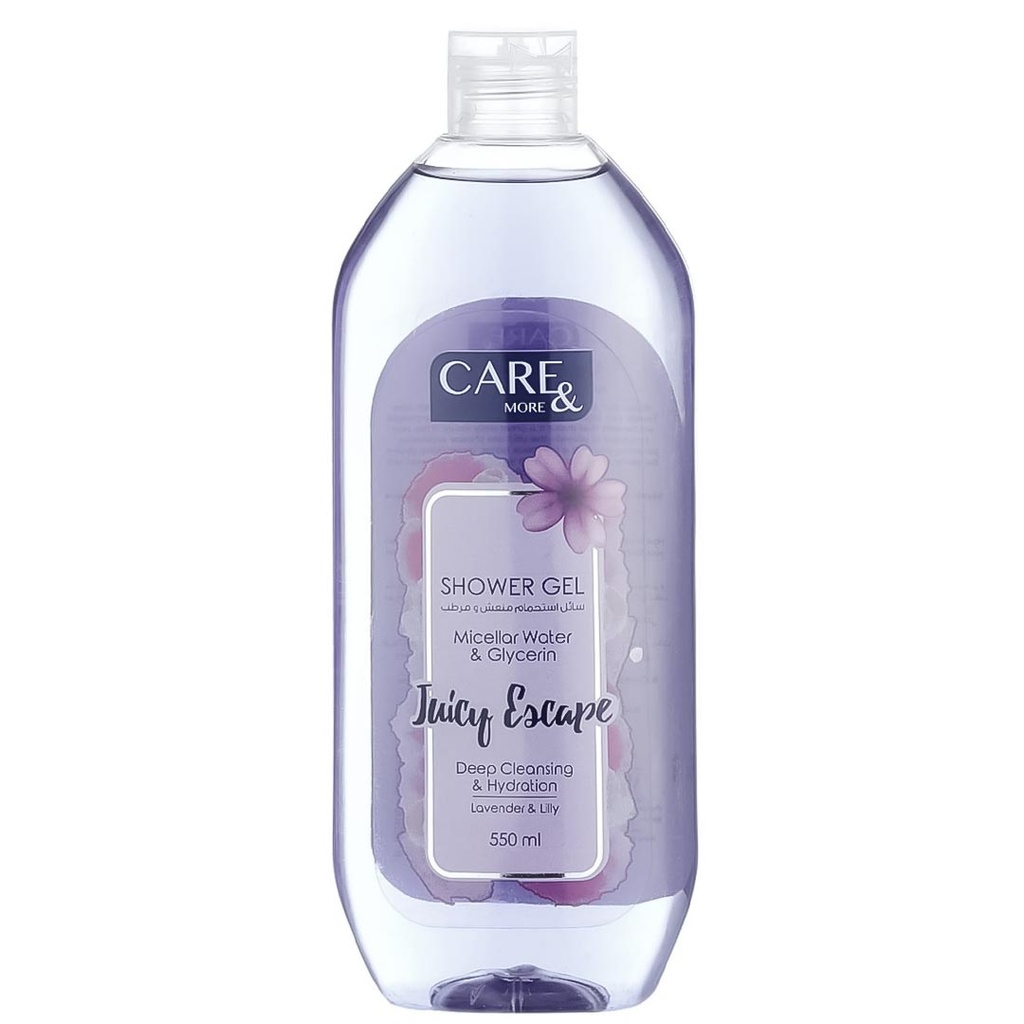 كير اند مور شاور - Care & More Shower (550ml, Juice Escape)