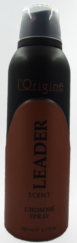ل اورجين مزيل سبراى - L Origine Deodorant Spray (men, 200ml, Leader Scent)