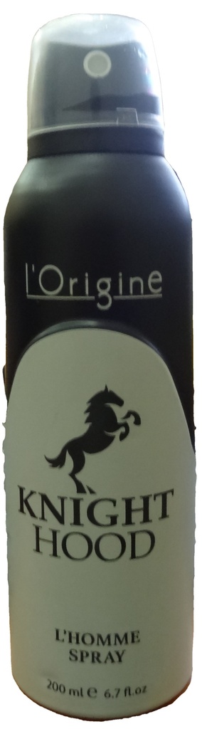 ل اورجين مزيل سبراى - L Origine Deodorant Spray (men, 200ml, Knight  Hood)