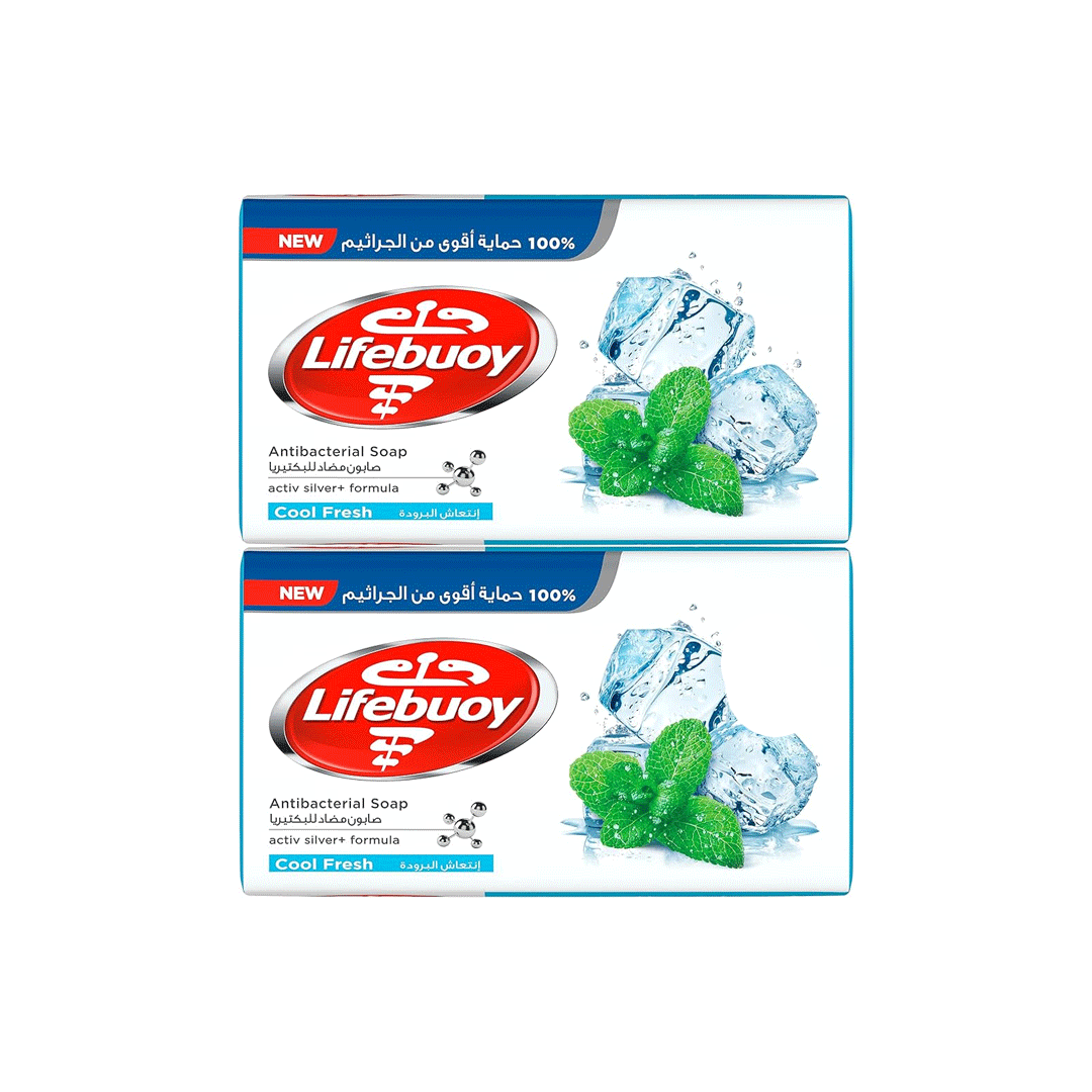 لايف بوى صابون انتعاش البرودة - LifeBuoy Soup Cool Fresh 75g 4Psc