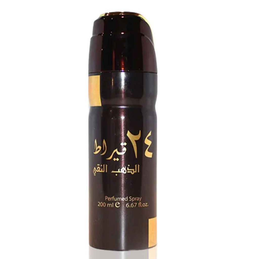 لطافة سبراى - Lattafa Spray (men, 200ml, 24Carat Pure Gold)