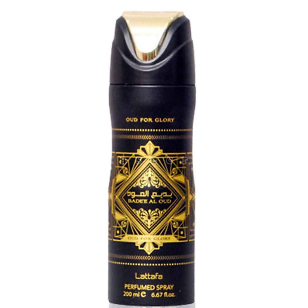 لطافة سبراى - Lattafa Spray (men, 200ml, Badee Aloud Oud For Glory)