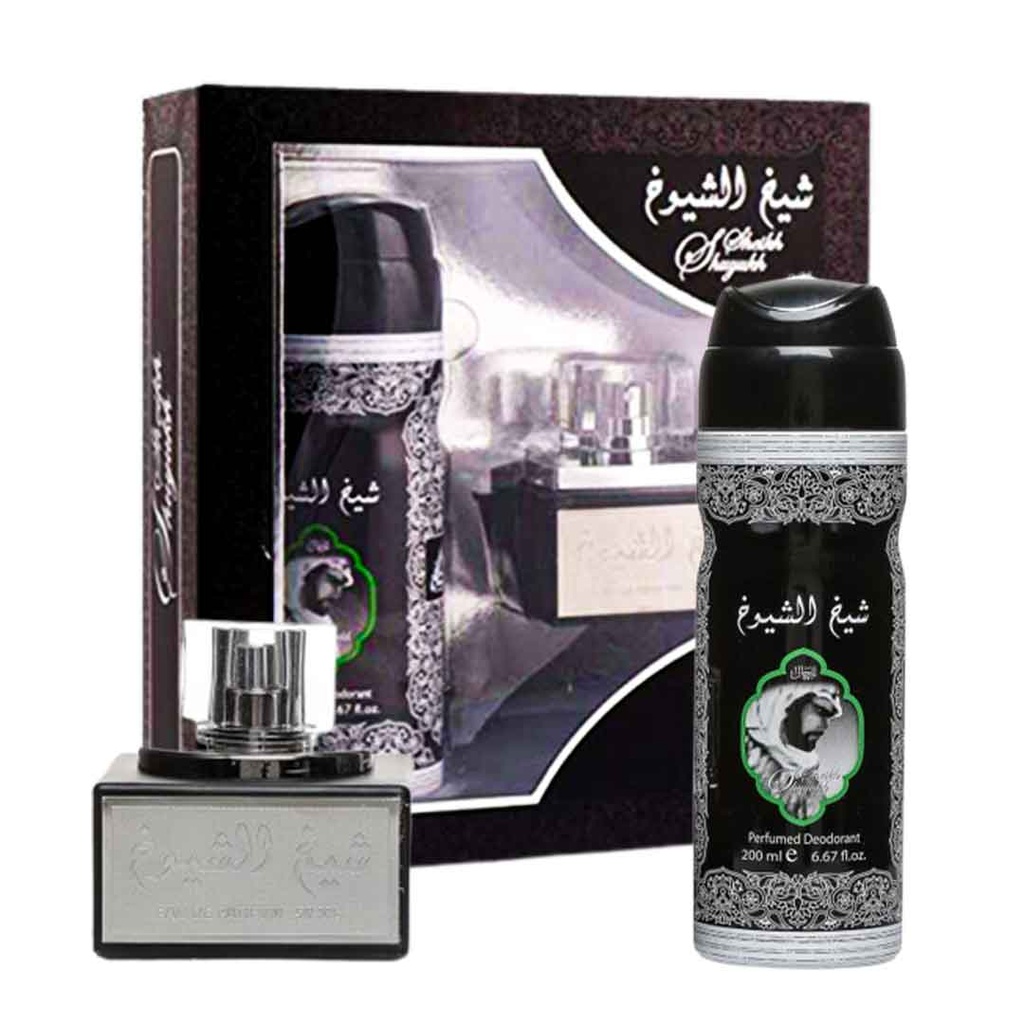 لطافة شيخ الشيوخ طقم - Lattafa Sheikh ElShuyukh Set (50ml+200ml)