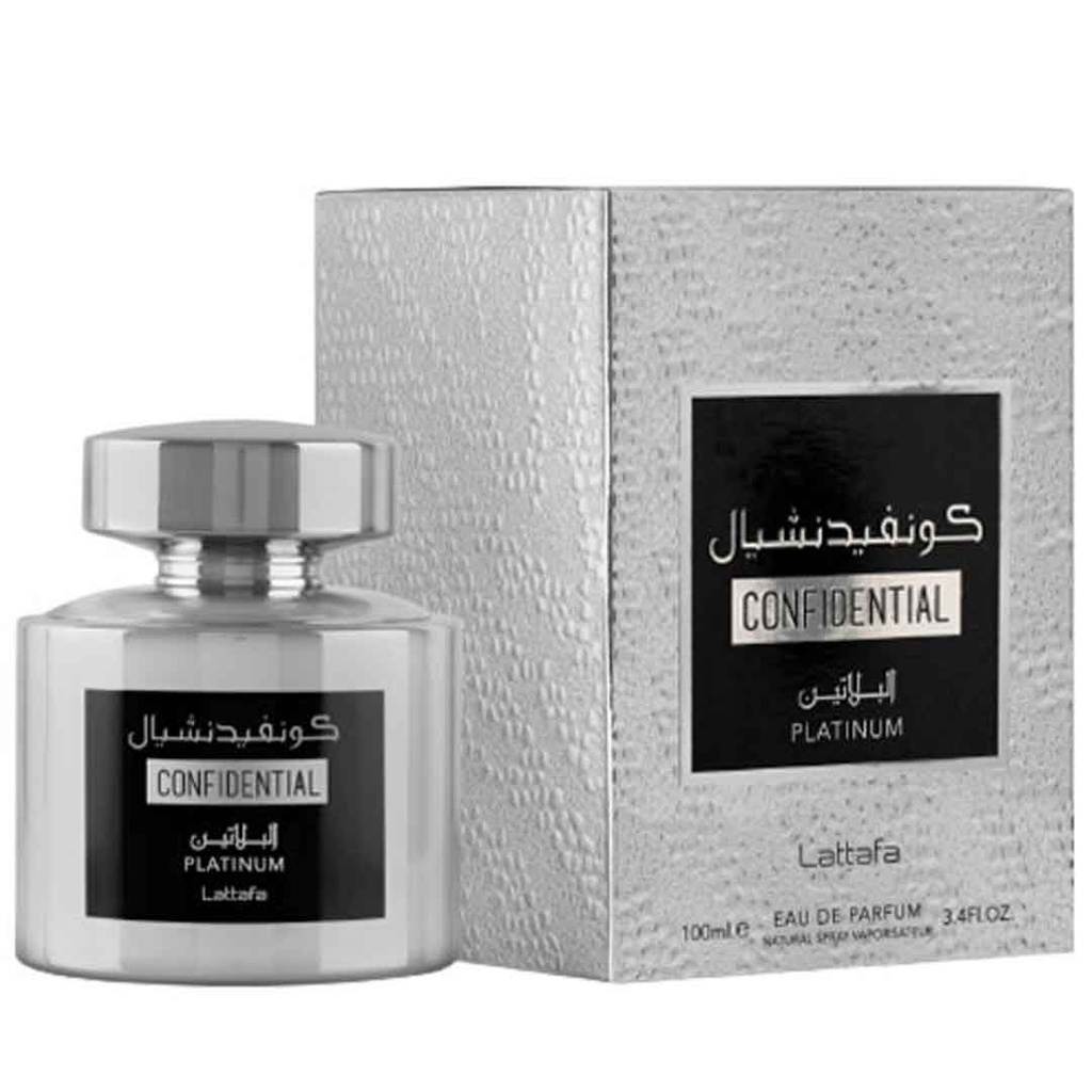 لطافة كونفيدنشيال البلاتين - Lattafa Confidential Platinum (100ml)