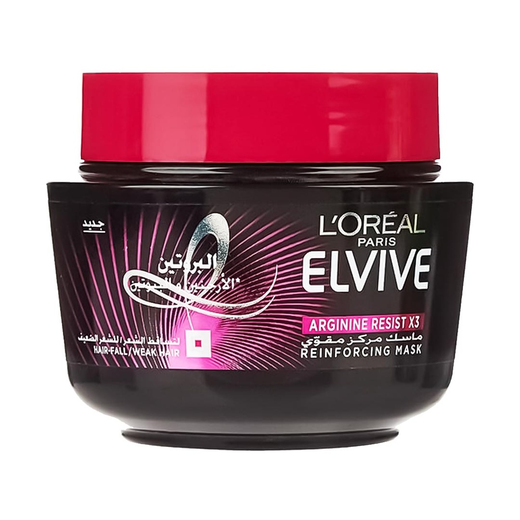 لوريال الفيف حمام كريم - Loreal Elvive Hair Mask (300ml, Fall, without)