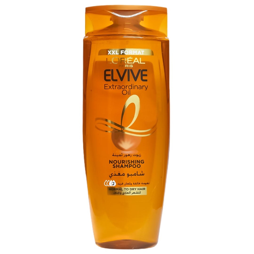 لوريال الفيف شامبو - Loreal Elvive Shampoo (600ml, Extraordinary oil, without)