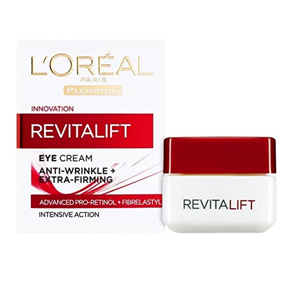 لوريال ريفايتاليفت - Loreal Revitalift (Eye Cream, All Day, 15ml, Fibrelastyl, without)