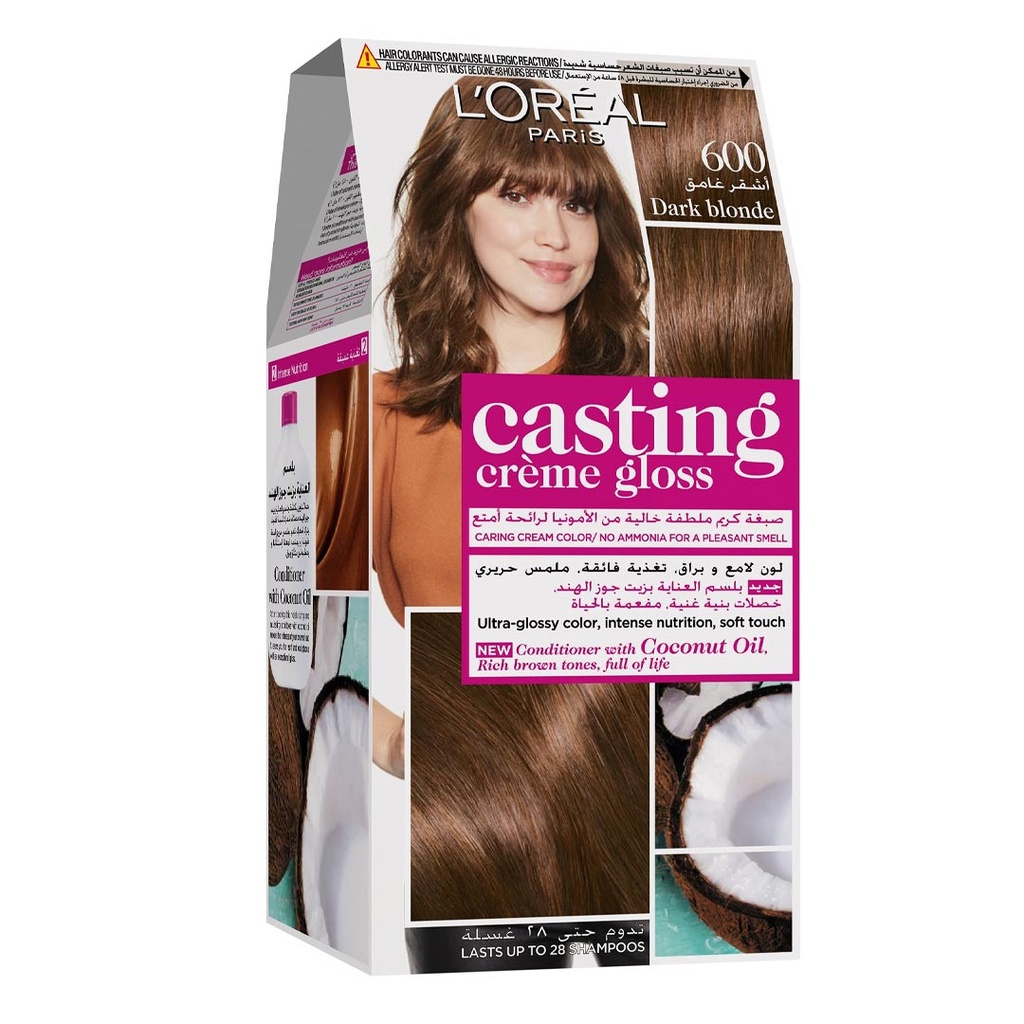 لوريال صبغة - Loreal Color (Casting, 48ml, without, Dark Blonde 600)