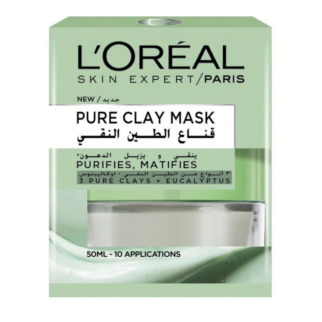 لوريال ماسك - Loreal Mask (Mask, 50ml, Eucalyptus)