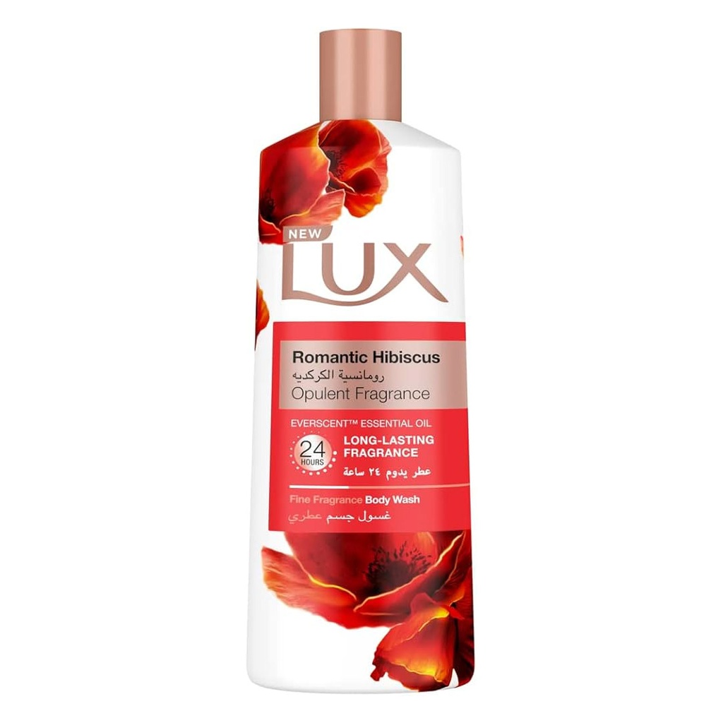 لوكس شاور رومانسية الكركدية - Lux Shower Romantic Hibiscus (250ml)