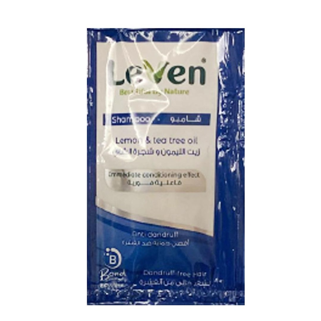 ليفين شامبو - Leven Shampoo (7ml, Lemon&tea Tree Oil)