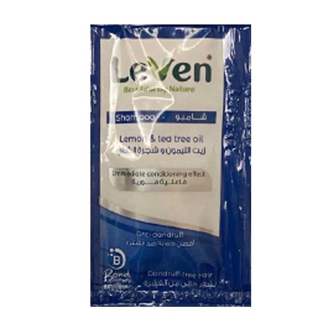 ليفين شامبو - Leven Shampoo 10ml (10ml, Lemon&tea Tree Oil)