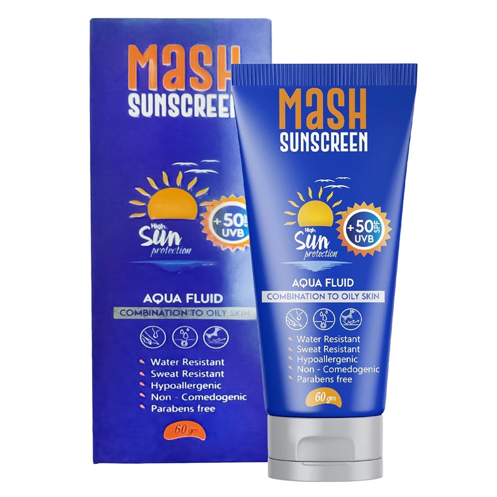ماش صن سكرين اكوا فلويد - Mash Sun Screen Aqua Fluid (60g, 50)