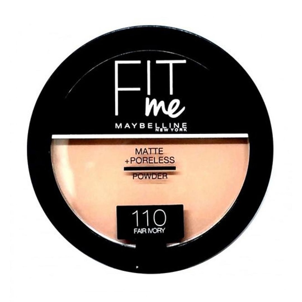 مايبلين فيت مى بودر - MAYBELLINE FIT me Powder (110 Fair Ivory)