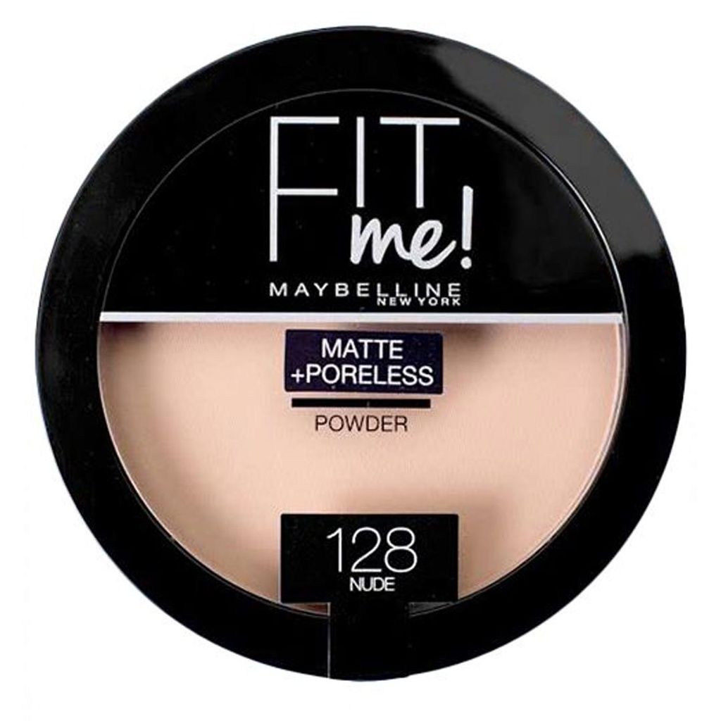 مايبلين فيت مى بودر - MAYBELLINE FIT me Powder (128 Nude)