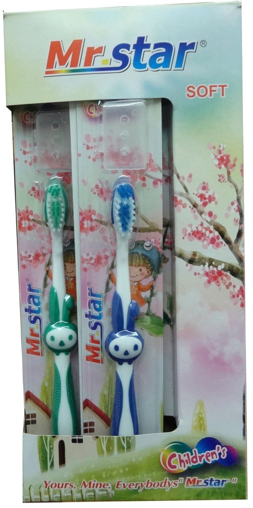 مستر ستار فرش اسنان - Mr.Star tooth brush (Kids, No:008B, Soft)