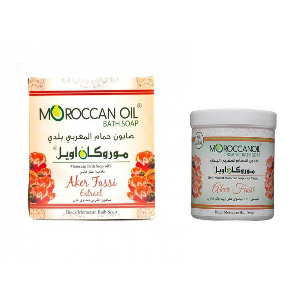 موروكان اويل صابون مغربى عكر فاسى - Moroccan Oil Bath Soup Aker Fassi (250ml)