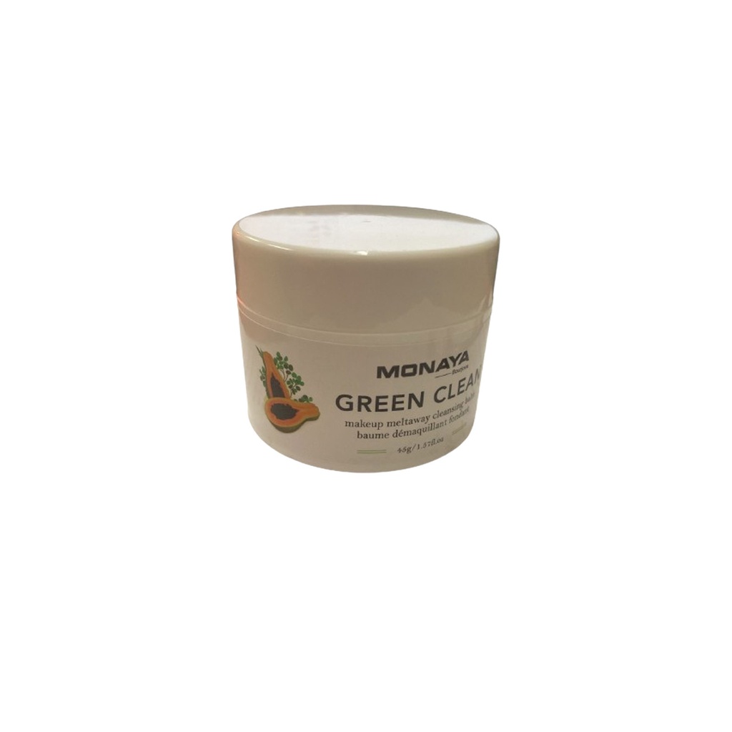 مونايا جرين كلين تنظيف مكياج بابايا - Monaya Green Clean Makeup Babaya (45g)