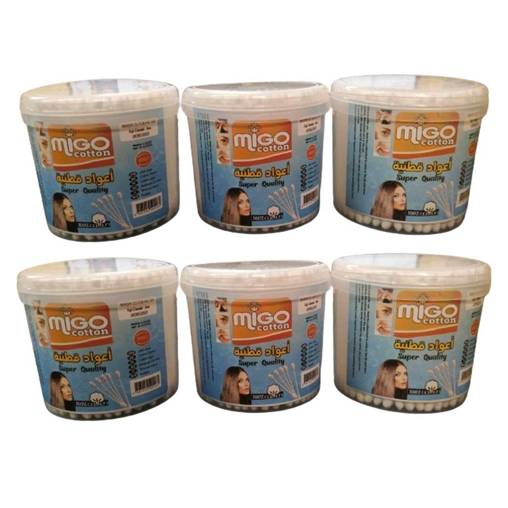 ميجو قطن عود - Migo Cotton picks (200PC)