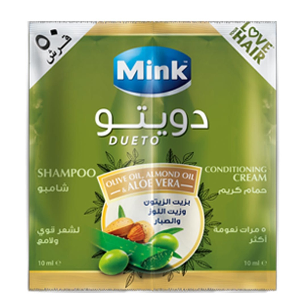 مينك دويتو - Mink Duetto 240Psc (10ml+10ml, Olive&Almond&Aleovera, without)