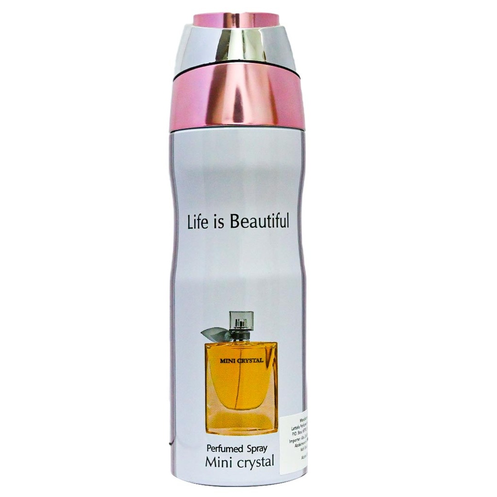 مينى كريستال سبراى - Mini Crystal Spray (Woman, 200ml, Life Is Beautiful, No:D1056)