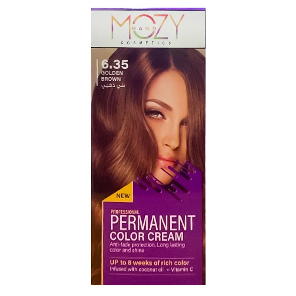 نانو موزى صبغة - Nano Mozy Color (60ml, Golden Brown 6-35)