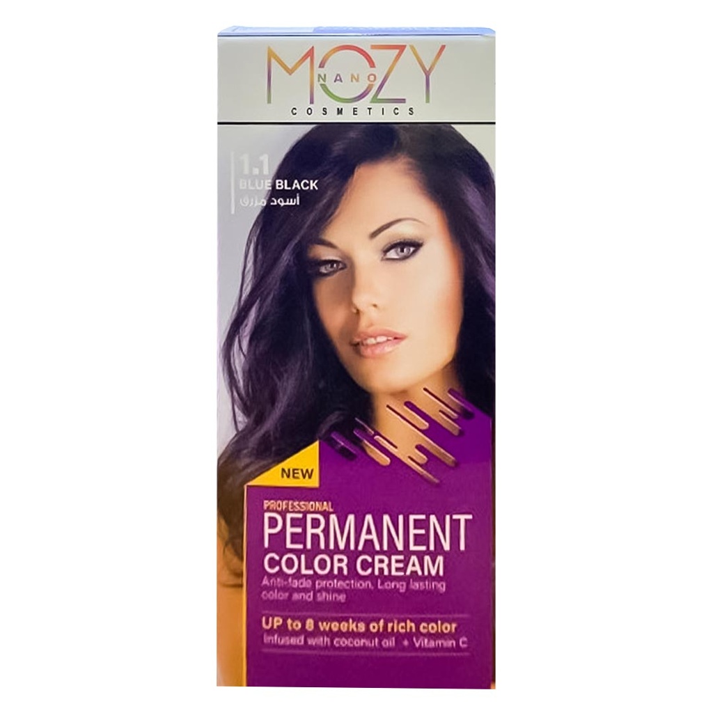 نانو موزى صبغة - Nano Mozy Color (60ml, Blue Black 1-1)
