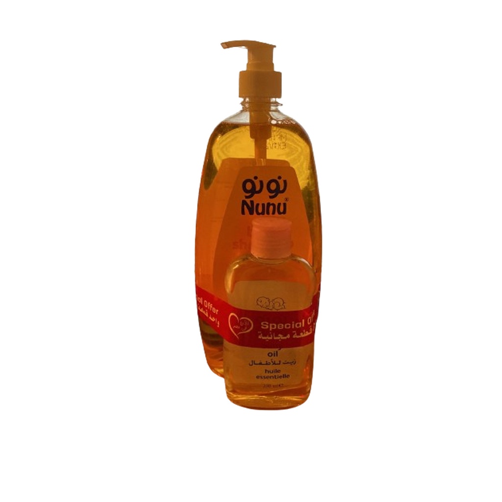 نونو شامبو - Nunu Shampoo (1L, +Oil 200ml Free)