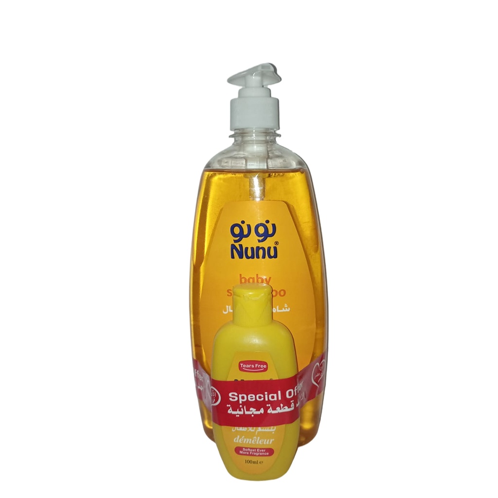 نونو شامبو - Nunu Shampoo (800ml, +Conditioner 100ml Free)