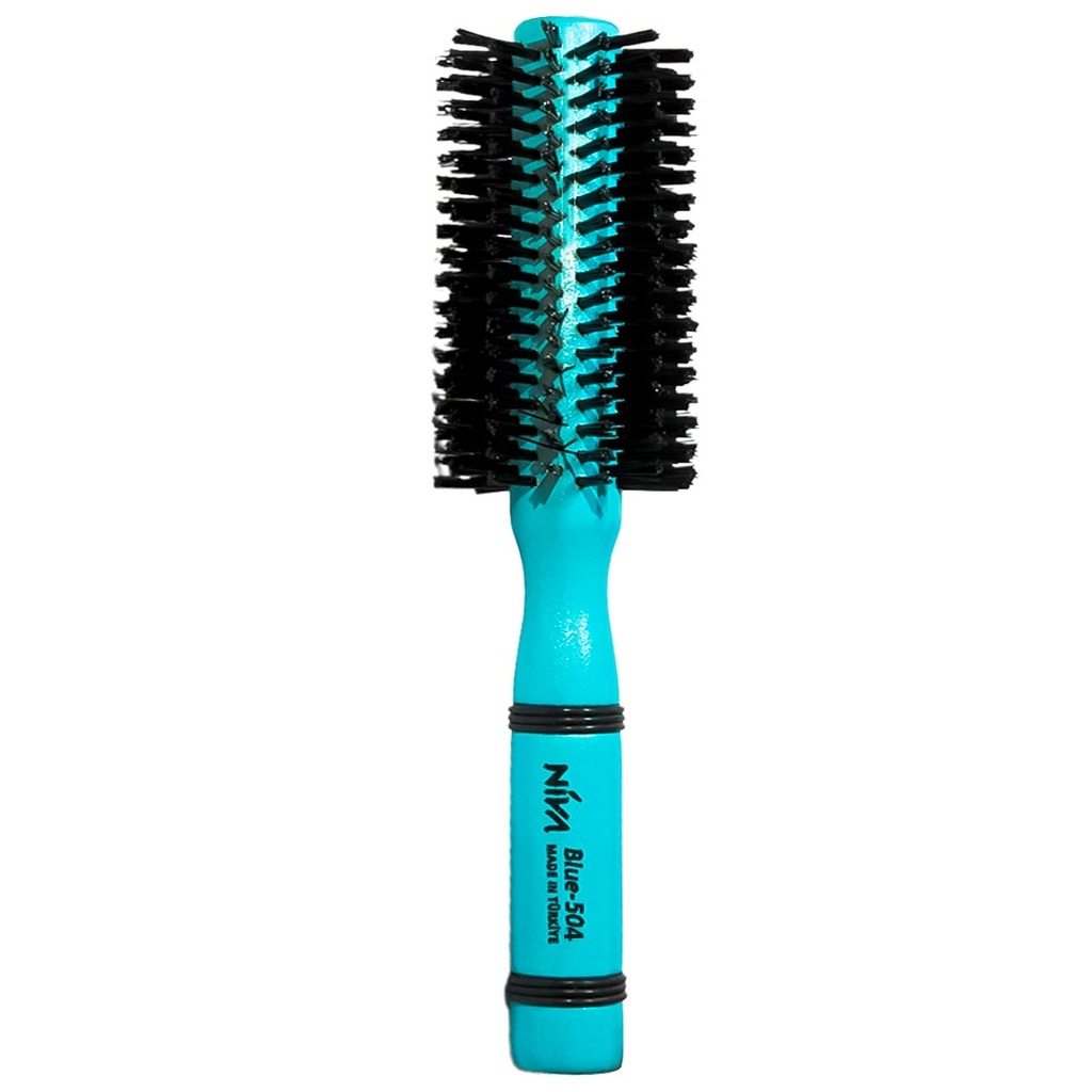 نيفا فرشاة سشوار ازرق - Niva Brush Hair dryer Blue (NO:504)