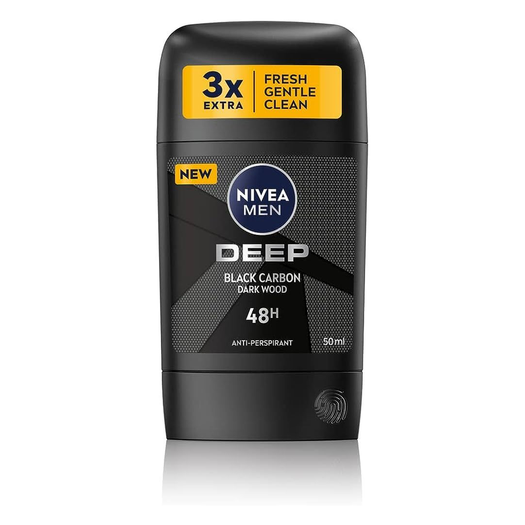 نيفيا ستيك - Nivea Stick Men (men, 50ml, Deep Black Carbon Dark Wood, without)