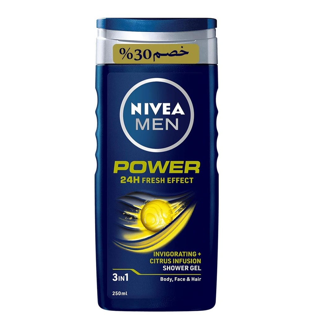 نيفيا مان شاور - Nivea Men Shower (250ml, Fresh Power, diccount 30%)